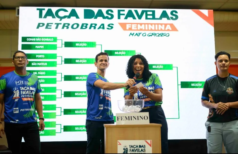 Taça das Favelas Feminina Petrobras Mato Grosso é lançada e jogos começam no dia 10